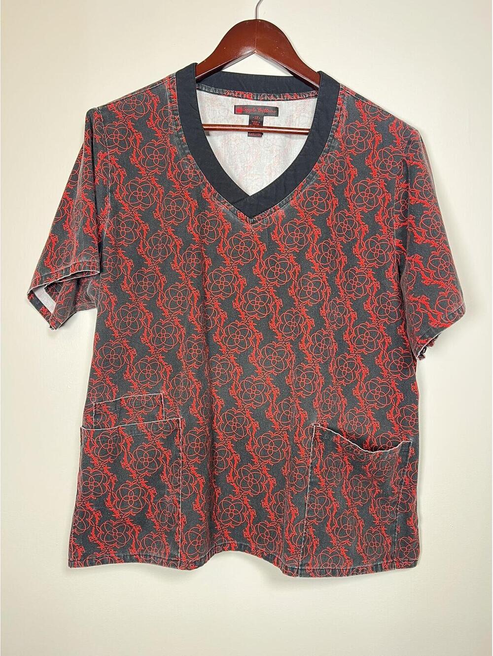 Apple Bottoms Scrub Shirt Women's Size 1X